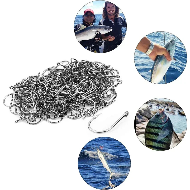 50-1600Pcs/BoxFishing Hooks Ca - Fishing Hook Circle reseña y precio