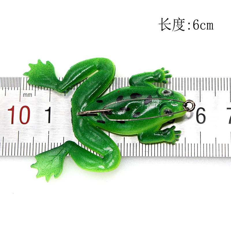 Weedless Soft Frog Lure With H - Fishing Hook Weedless reseña y precio