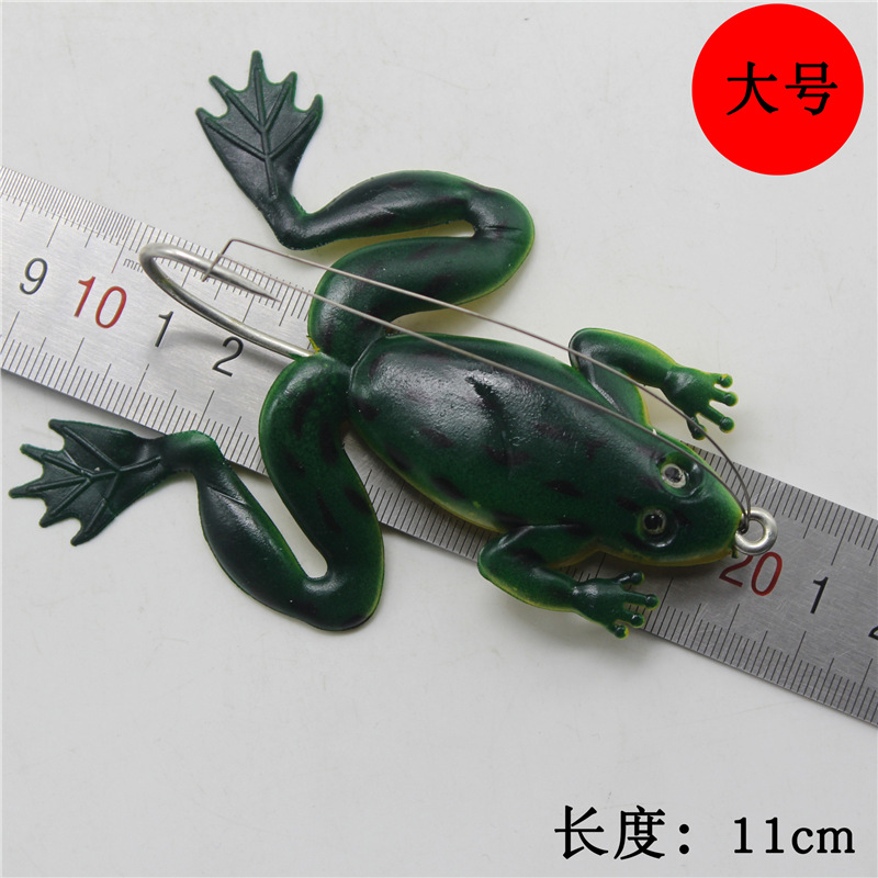 Weedless Soft Frog Lure With H - Fishing Hook Weedless reseña y precio