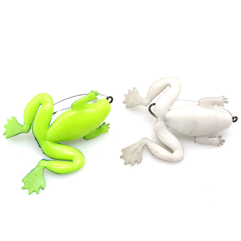 Weedless Soft Frog Lure With H - Fishing Hook Weedless reseña y precio