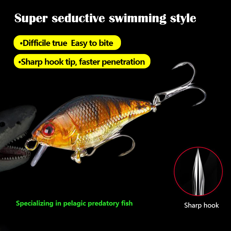 3D Eyes 7.5cm 10.2g Hard VIB L - Fishing Hook Treble reseña y precio