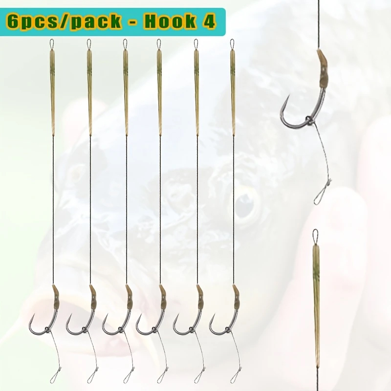 6pcs Ready Made Blow Back Hair - Fishing Hook Size reseña y precio