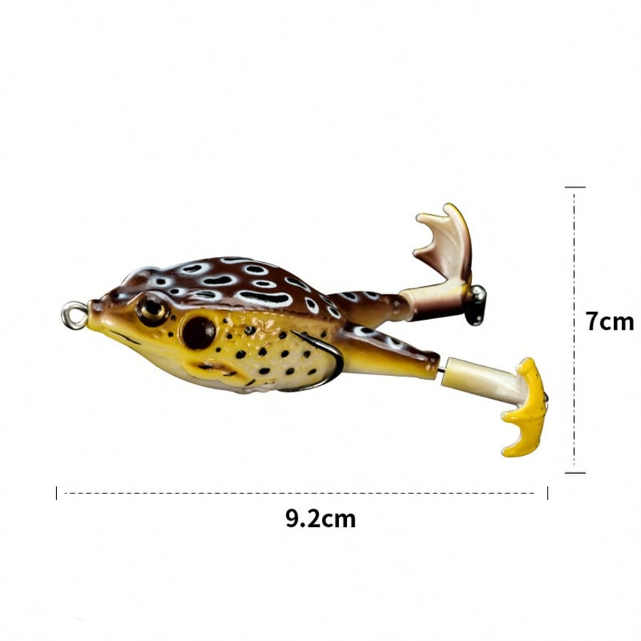 5pcs Water Soft Frog Bass Fish - Fishing Hook Weedless reseña y precio