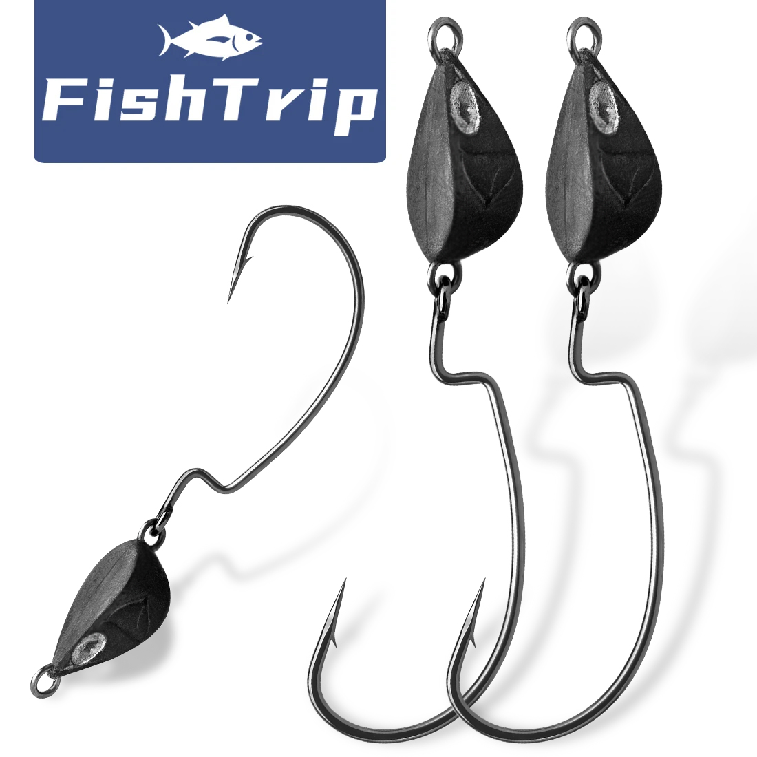 FishTrip 10Pcs Jig Head Fishin - Fishing Hook Weedless reseña y precio