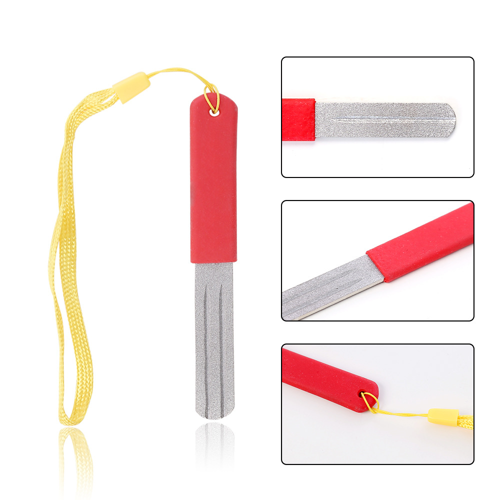 Diamond Hook Sharpener, Portab - Fishing Hook Offset reseña y precio