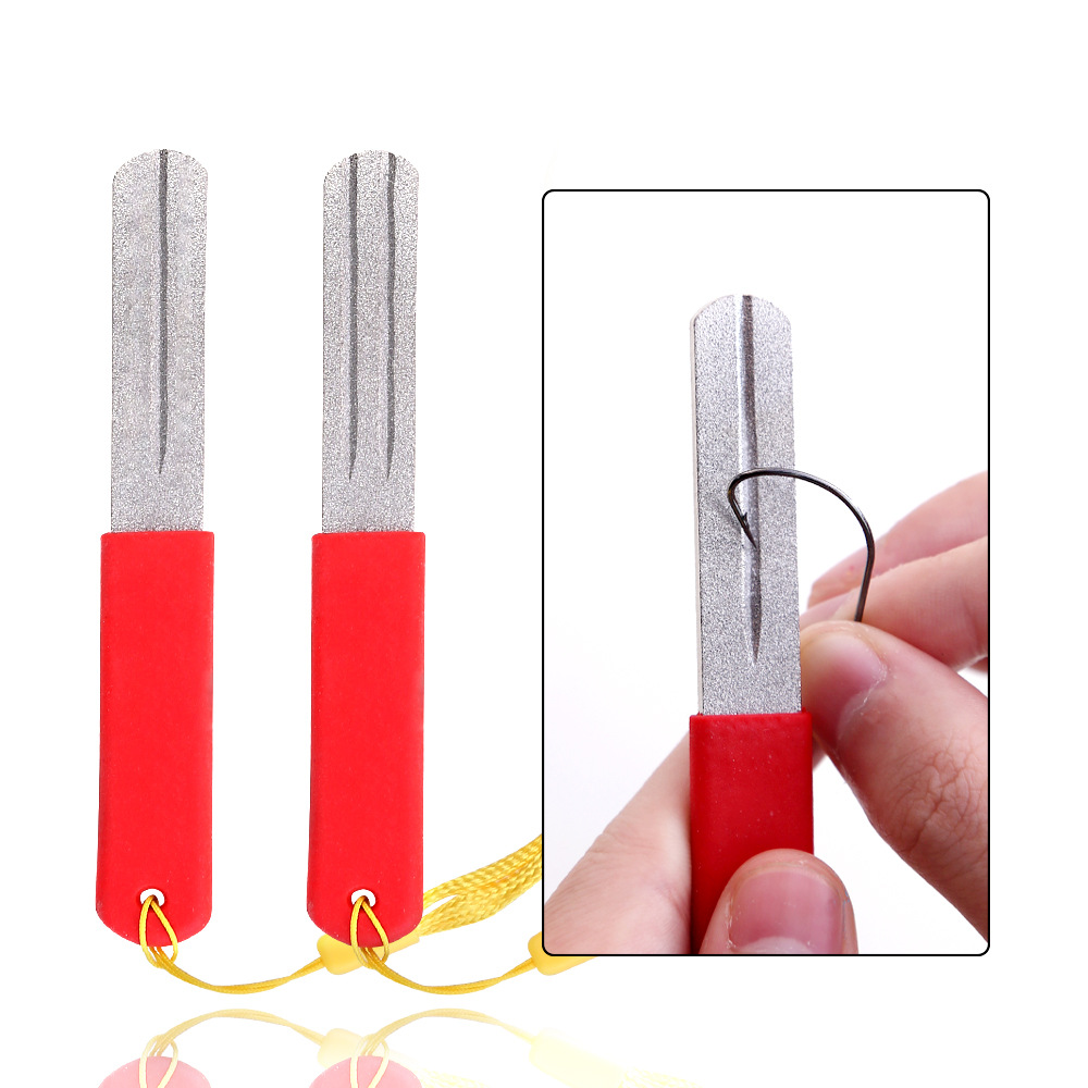 Diamond Hook Sharpener, Portab - Fishing Hook Offset reseña y precio