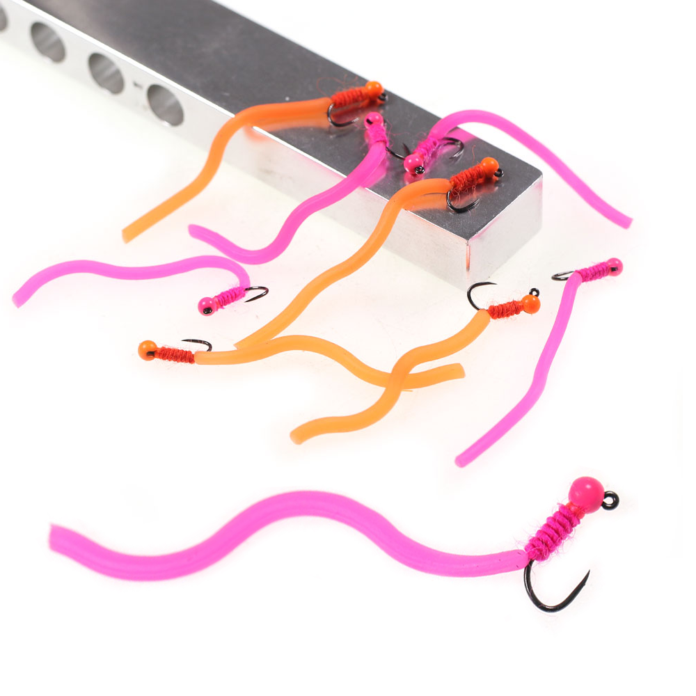 4pcs #14 Tungsten Bead Head Sq - Fishing Hook Barbless reseña y precio