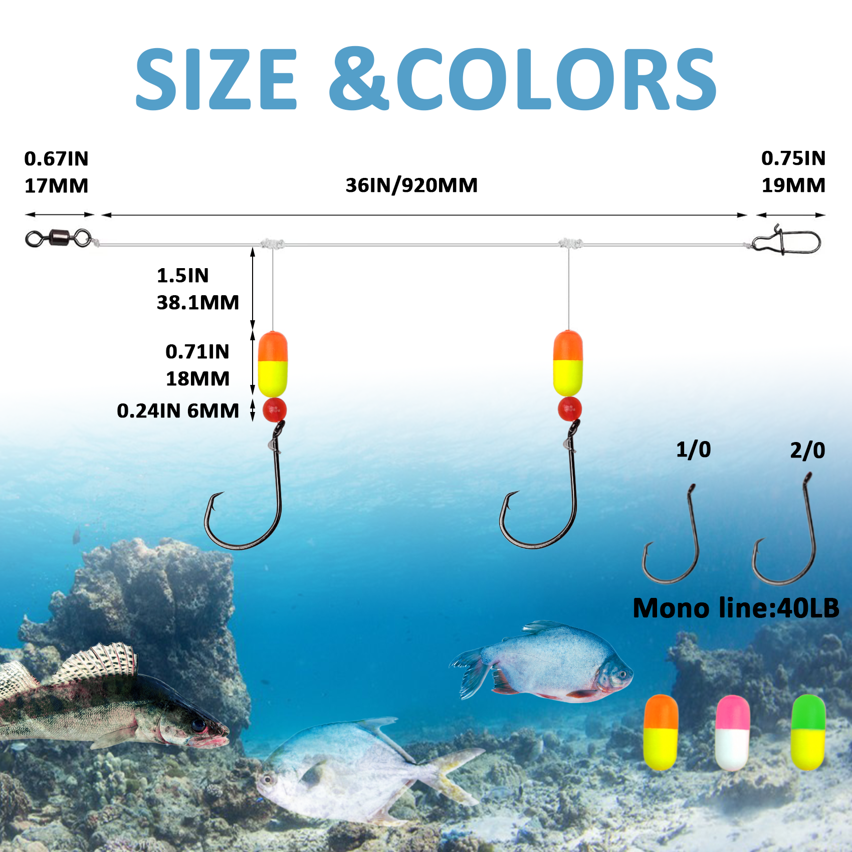 Aventik Pompano Rig Fishing Sa - Fishing Hook Circle reseña y precio