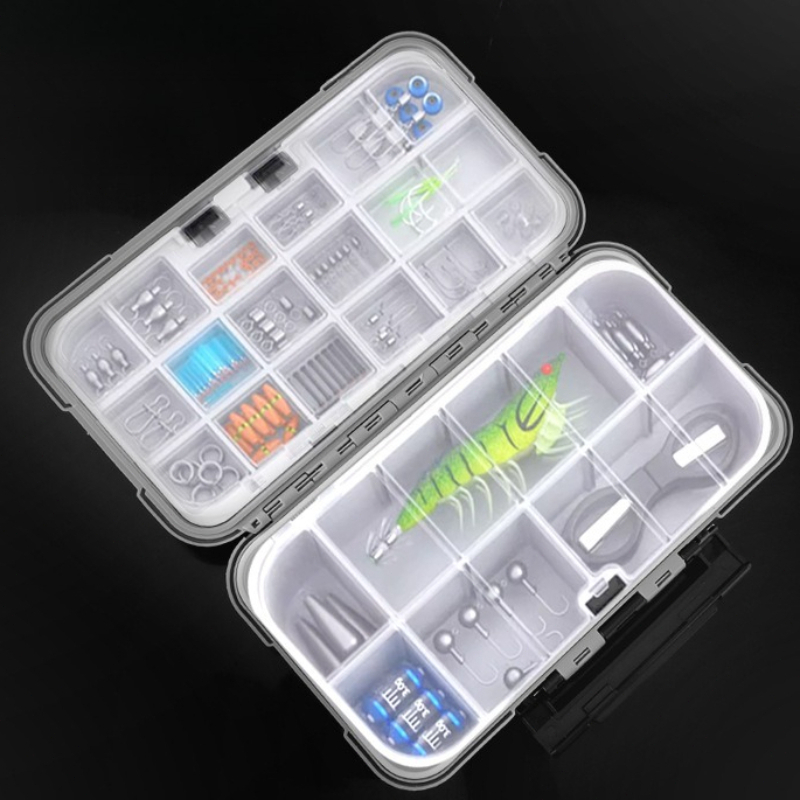 1pc Plastic Fishing Tackle Sto - Fishing Hook Jig reseña y precio