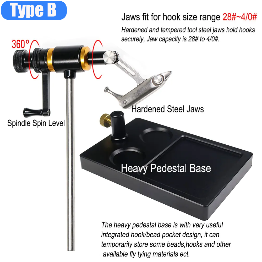 Wifreo 360° Rotation Fly Tying - Fishing Hook Jig reseña y precio