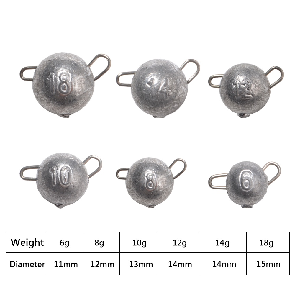 FTK 5pcs Supercontinent Sinker - Fishing Hook Jig reseña y precio