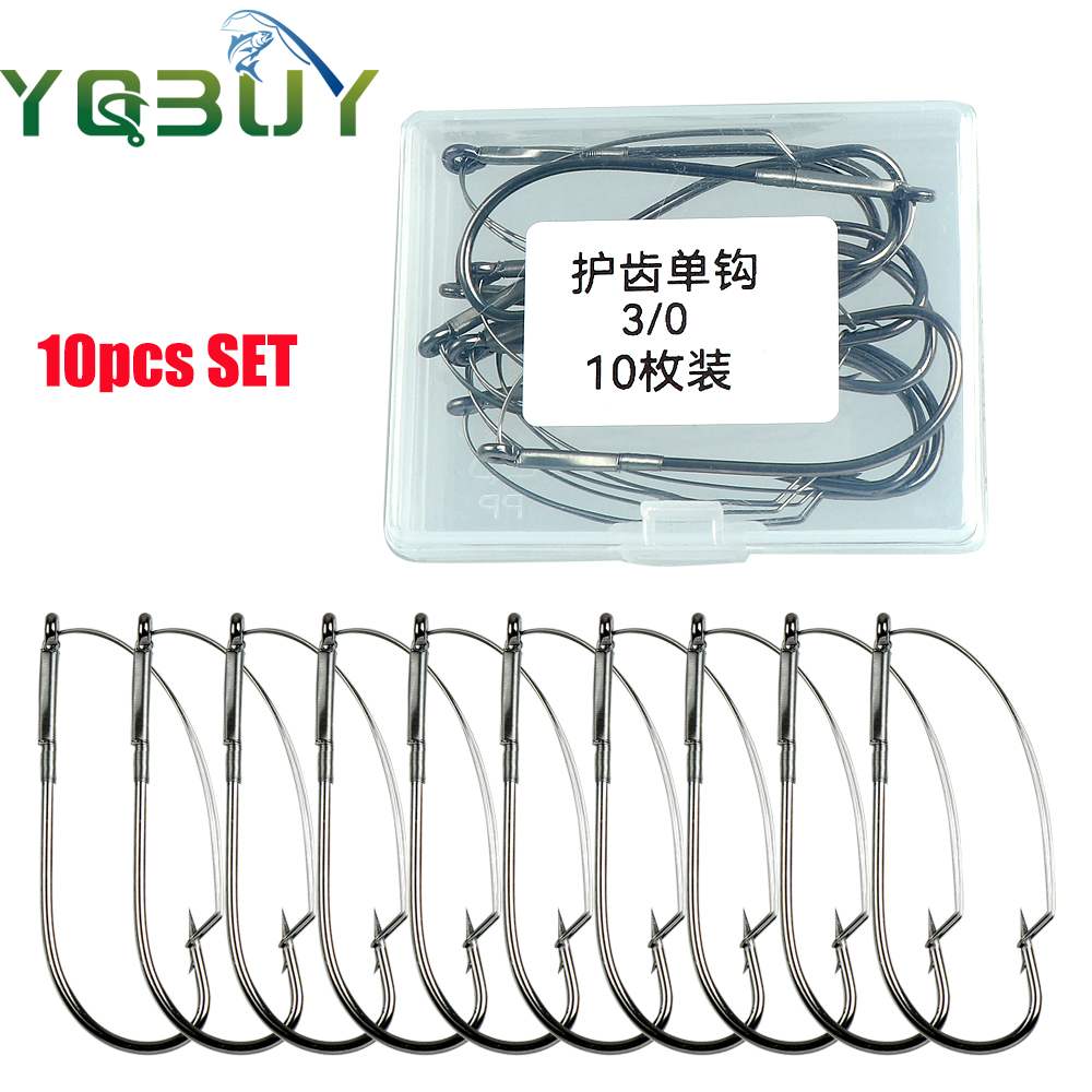 10Pcs/box Fishing Wacky Weedle - Fishing Hook Weedless reseña y precio
