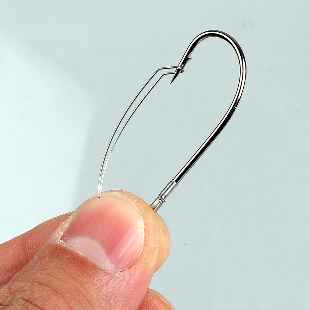 10Pcs/box Fishing Wacky Weedle - Fishing Hook Weedless reseña y precio