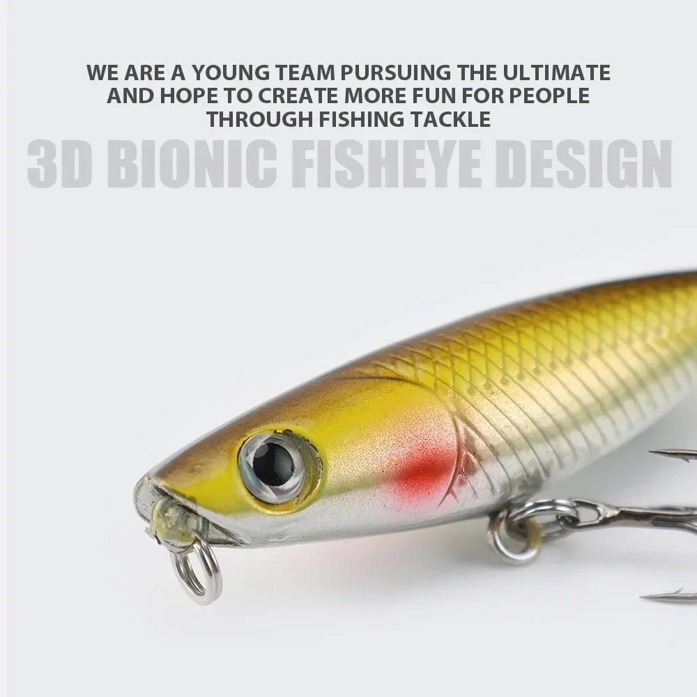 45mm 1.9g 1pcs Zigzag Dog Penc - Fishing Hook Treble reseña y precio