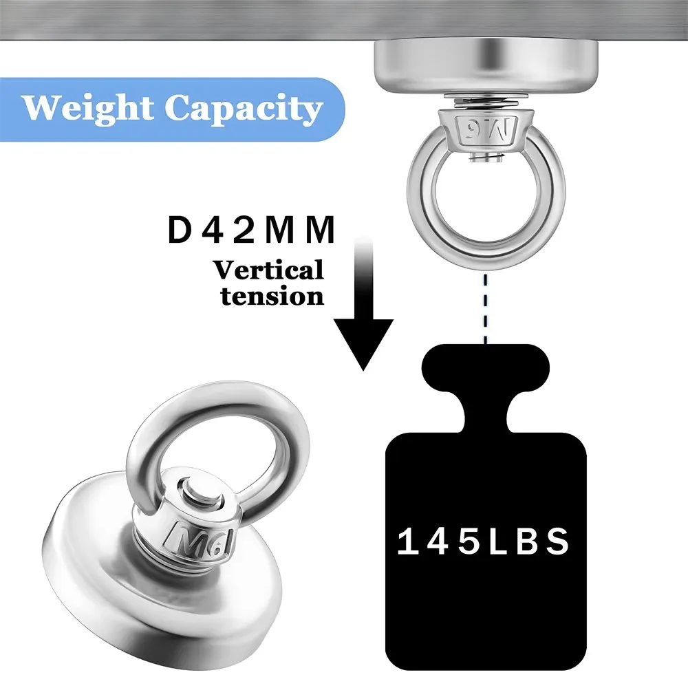 D16~D42mm Super Strong Neodymi - Fishing Hook Stainless Steel reseña y precio