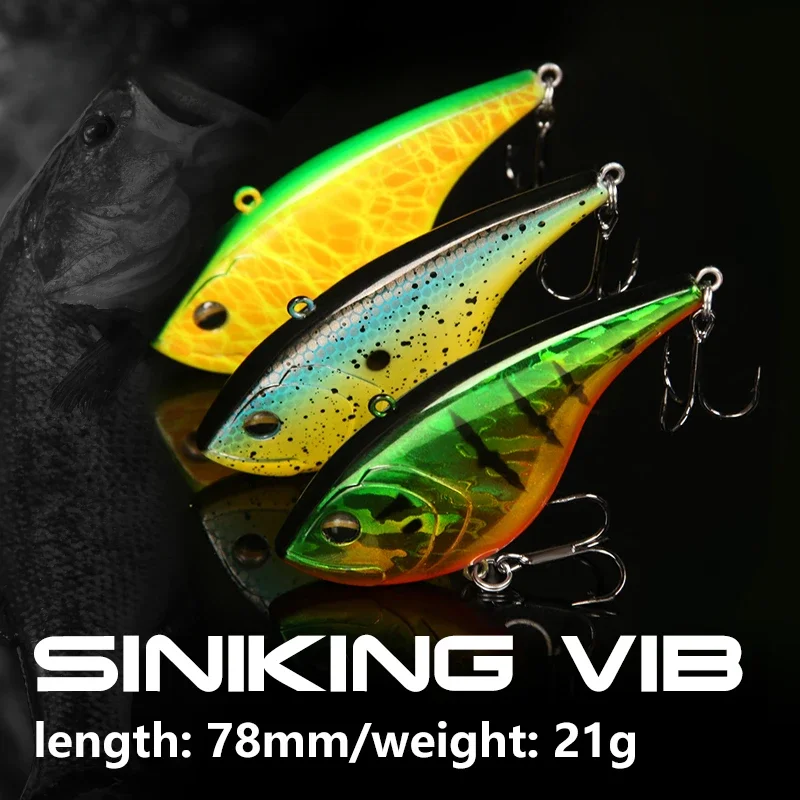 21g/78mm VIB Fishing Lure Arti - Fishing Hook Treble reseña y precio