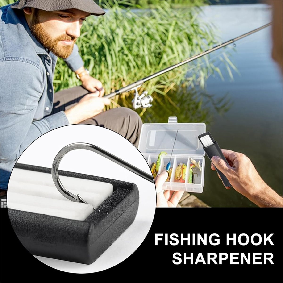 Fishing Hook Sharpener - Compa - Fishing Hook Sharpener reseña y precio