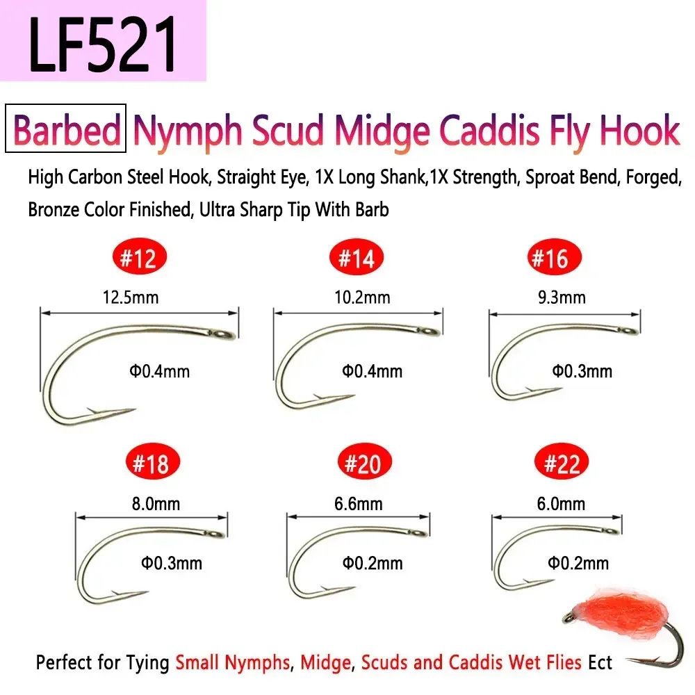 Bimoo 100PCS 1#~22# Barbed & B - Fishing Hook Barbless reseña y precio
