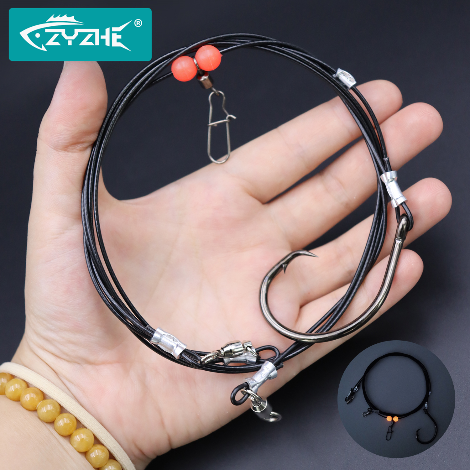 ZYZHE 1pc Sea Fishing Rigs Wit - Fishing Hook Circle reseña y precio