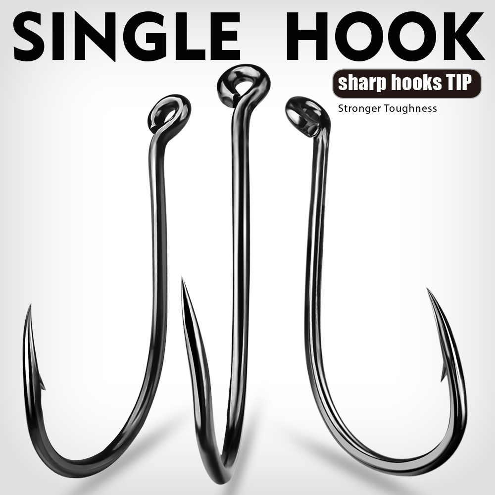 KATYUSHA  100PCS J Hooks 1/0-2 - Fishing Hook Offset reseña y precio