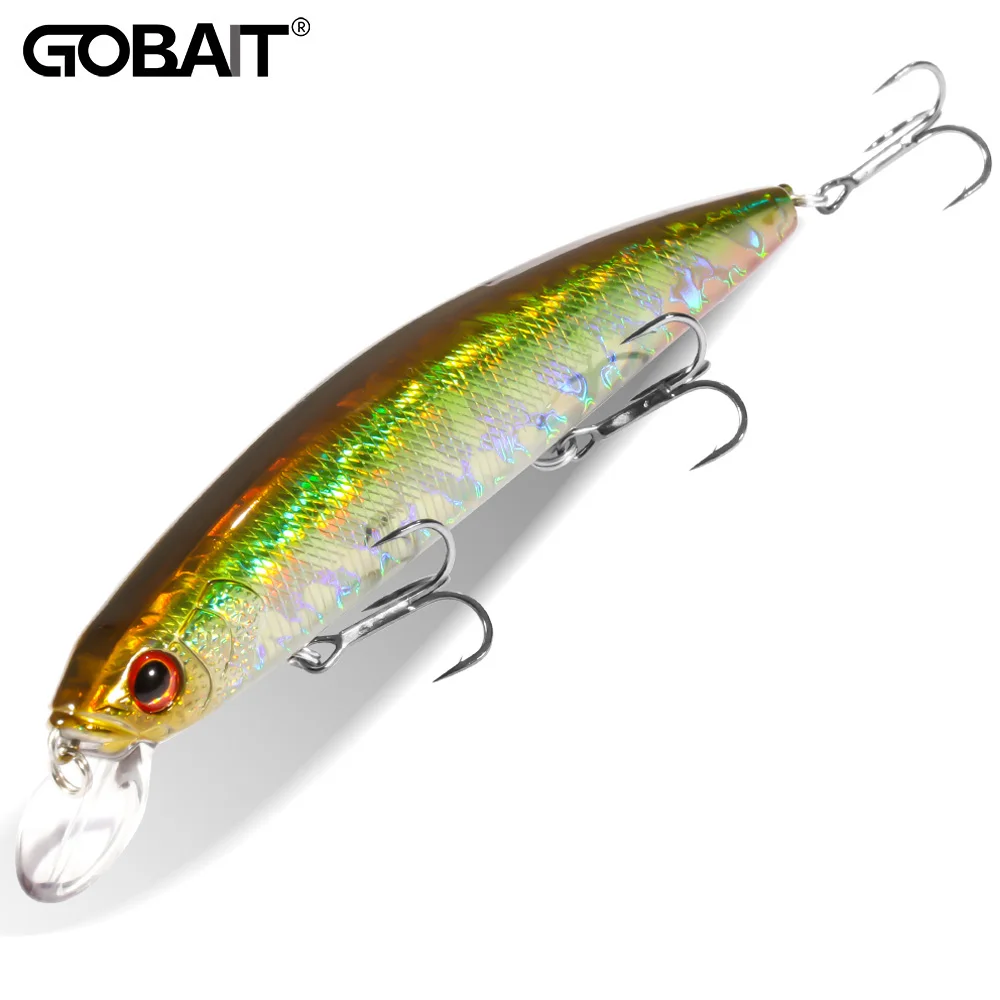 GOBAIT Floating Minnow 14cm 24 - Fishing Hook Treble reseña y precio