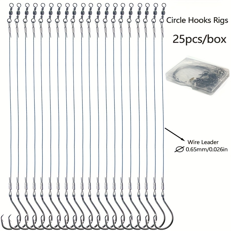 25pcs Heavy Duty Circle Hooks  - Fishing Hook Circle reseña y precio